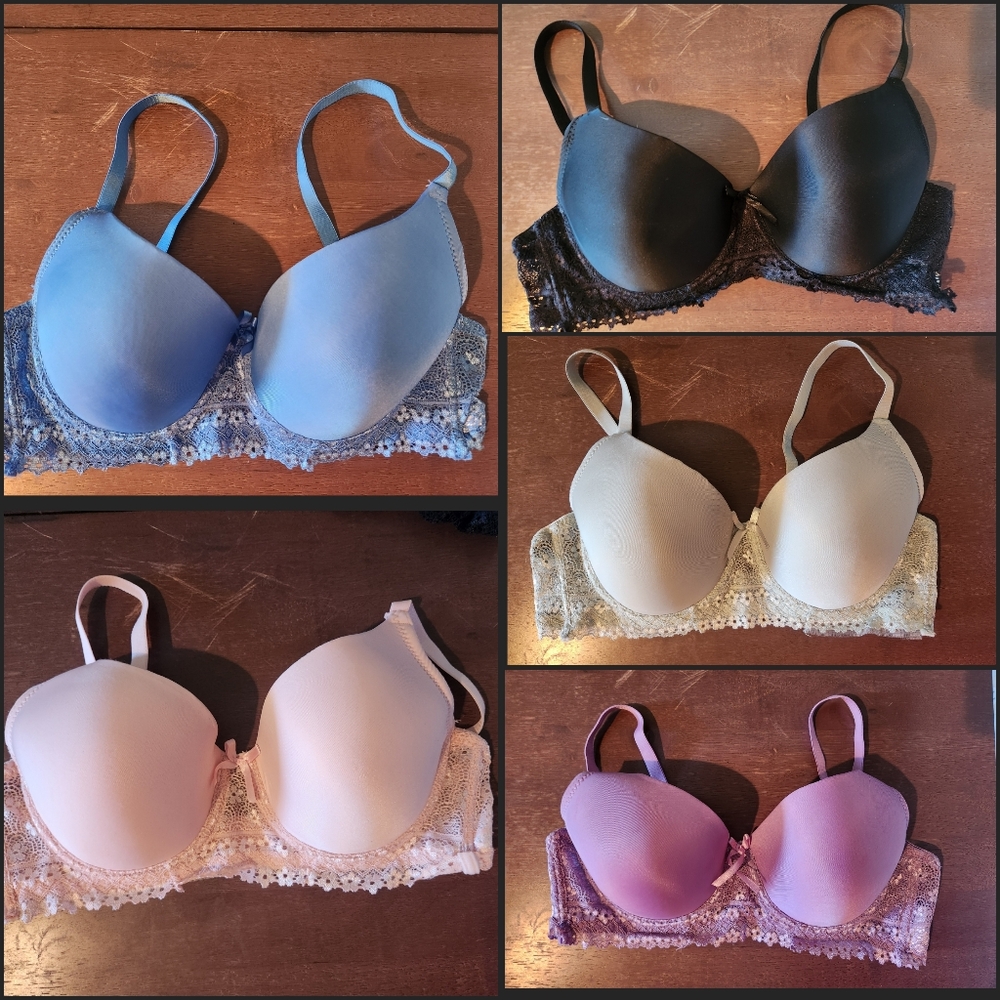 Set of 5 38C bras